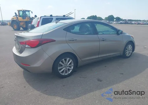2016 Hyundai Elantra Se from USA, damaged, VIN 5NPDH4AE4GH652998